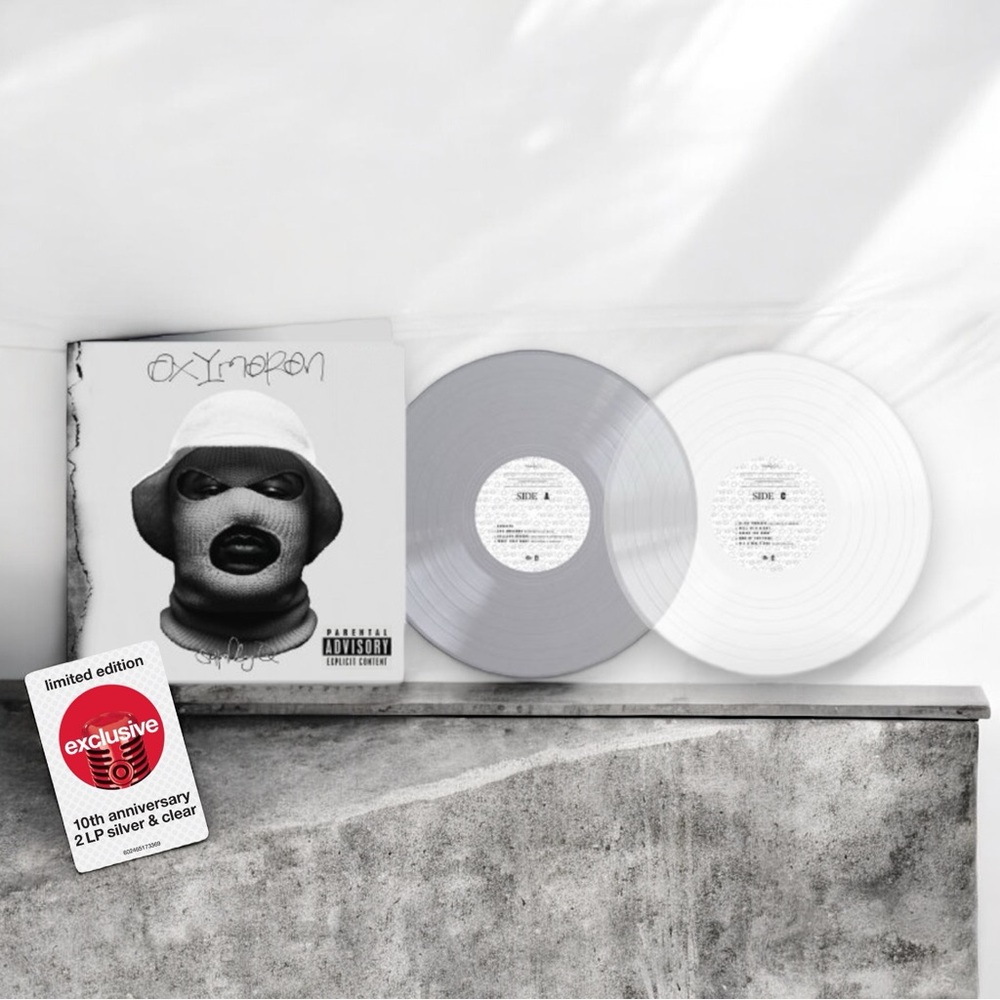 Schoolboy Q • Oxymoron 10th Anniversary • Target Exclusive Silver & Clear Vinyl